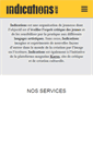 Mobile Screenshot of indications.be